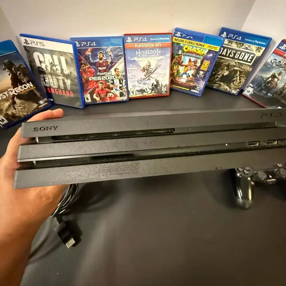 Sony PlayStation CUH-7015B 4 Pro 1TB Console Bundle. Working - READ DESCRIPTION